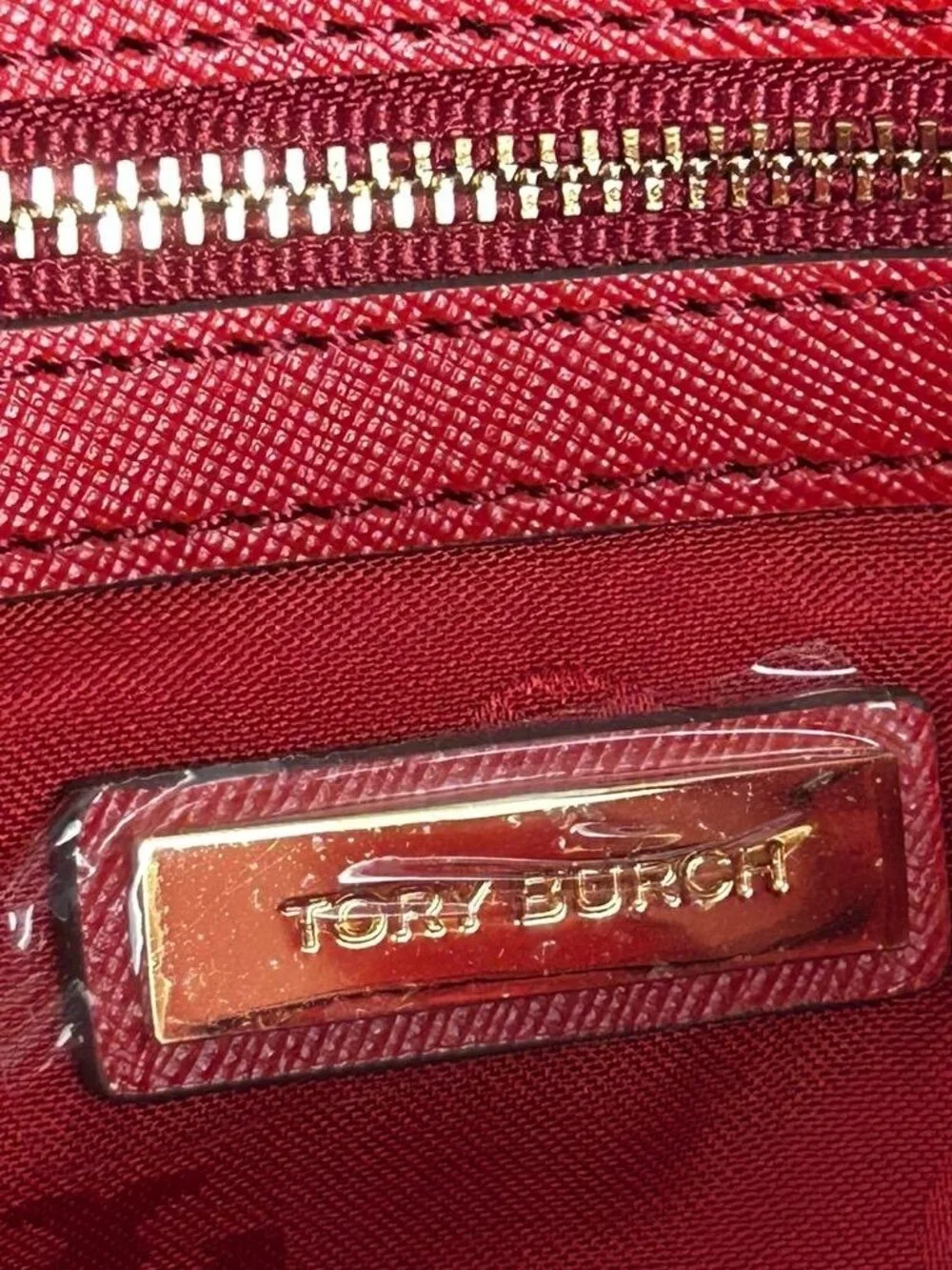 Tory Burch Saffiano Leather Robinson Double Zip Tote in Limited Edition Red - Ne